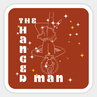 The hanged man Sticker